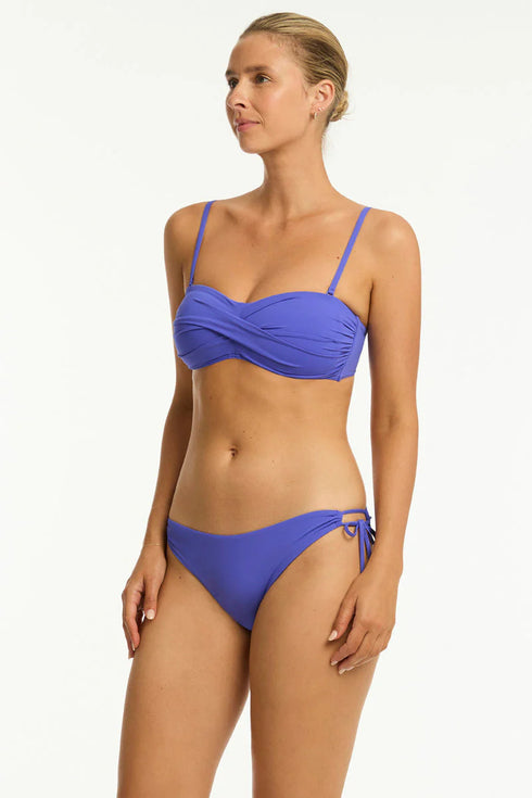 Sea Level Essentials Twist Bandeau Top